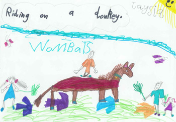 Riding on a Donkey