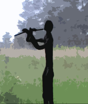 Flute player