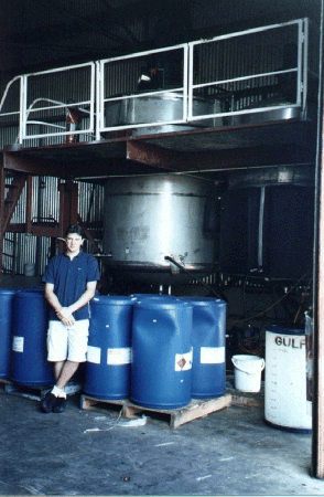 main flocculant synthesis reactor at Mintech, Darwin